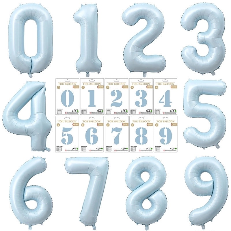 Personalized Birthday Number Balloons Aluminum Foil Party Decorations|Party Supplies Balloons