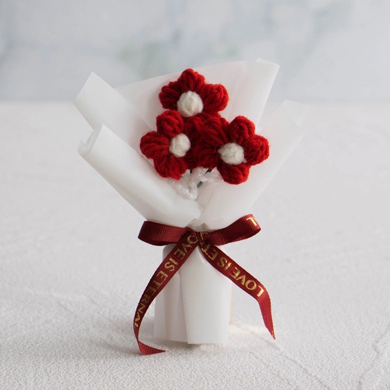 Colorful Yarn Artificial Flowers for Home Decor|Home & Garden > Home Decor > Artificial Flowers & Plants