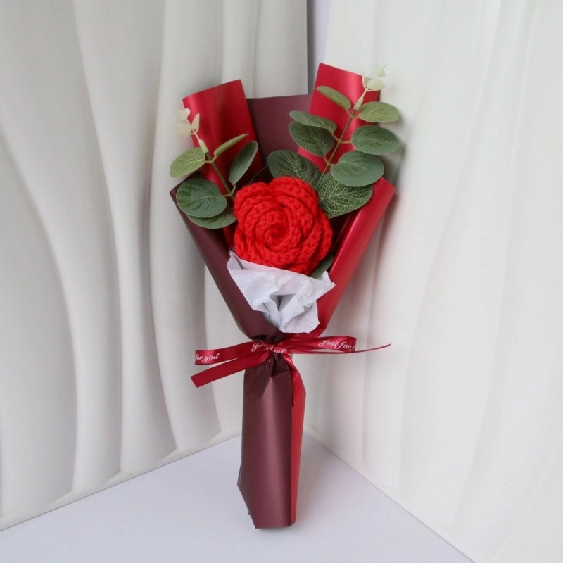 Simple Elegant Fabric Flower Bouquet|Home Decor Artificial Flowers