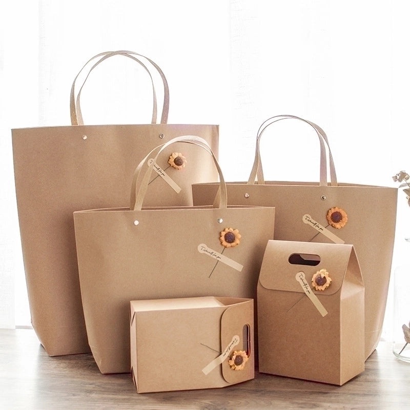 Classic Kraft Paper Festival Gift Bags|Gift Packaging & Party Supplies