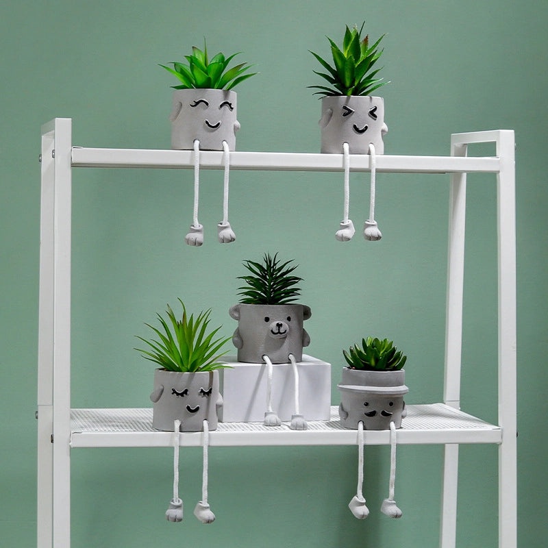 Nordic Style Small Faux Succulent Plant Desk Ornament Creative Office Decoration|Home Decor