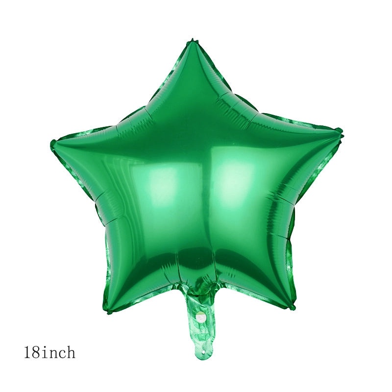 Birthday Star and Heart Shaped Aluminum Foil Balloons for Party Decorations|Party Supplies Balloons