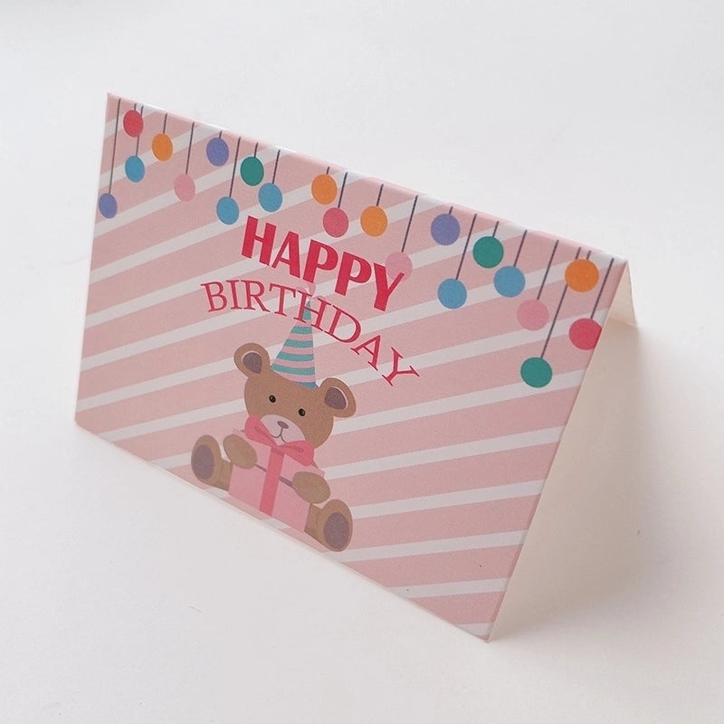 200 Pieces Birthday Party Cards with Sweet Lettering and Paper Bronzing | Party Supplies