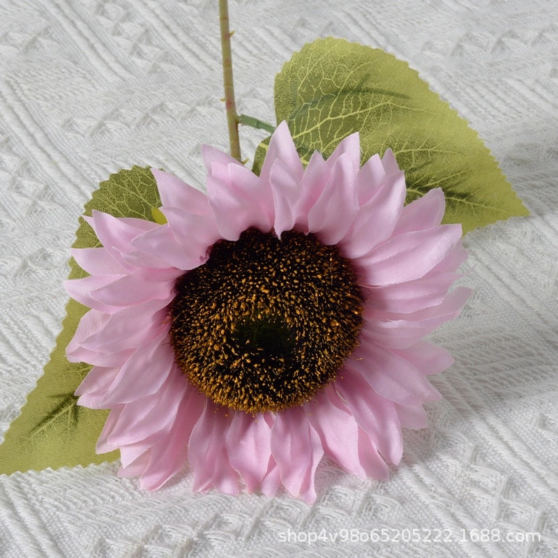 Retro Pastoral Sunflower Silk Flower Bouquet|Home Decor Artificial Flowers