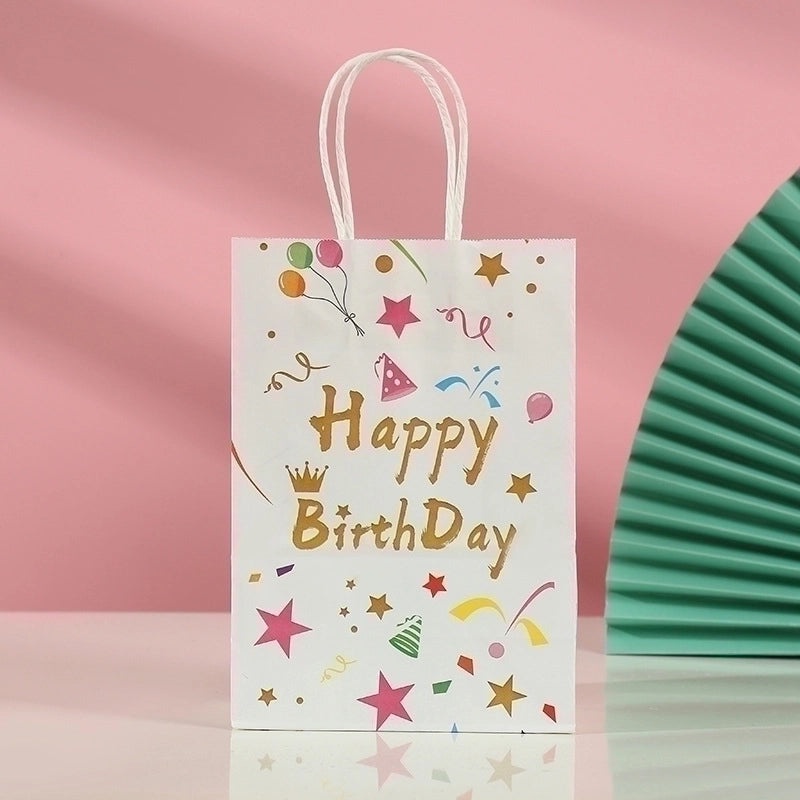 Birthday Themed Letter Balloon Design Party Favor Gift Bags|Party Supplies Gift Bags