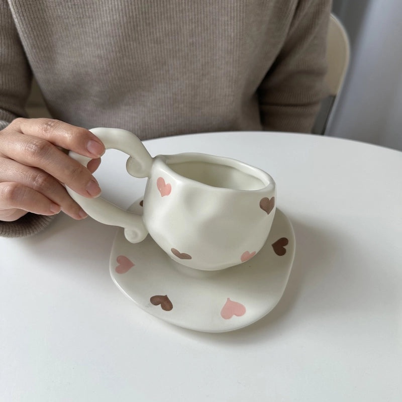 Charming Floral Ceramic Coffee Mug Single Piece|Home & Kitchen Mugs