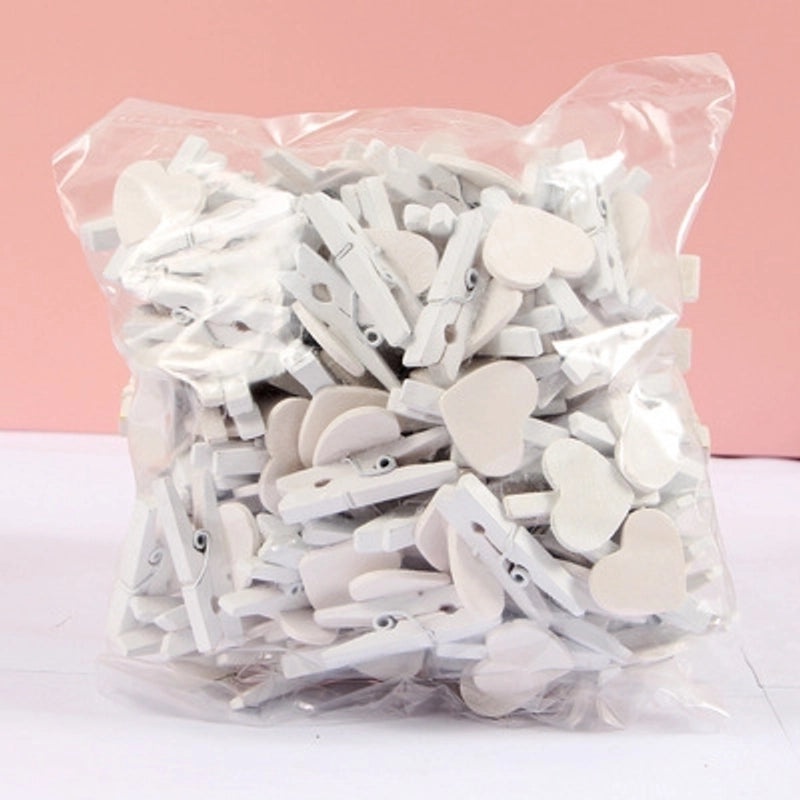 100 Pieces Wooden Love Charms for DIY Jewelry Making|Jewelry Making Supplies