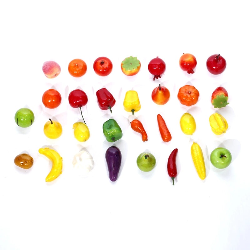 Mini Fruit Foam Props Simulation Peaches and Cherries Decorative Photo Models|Home Decor & Photo Props