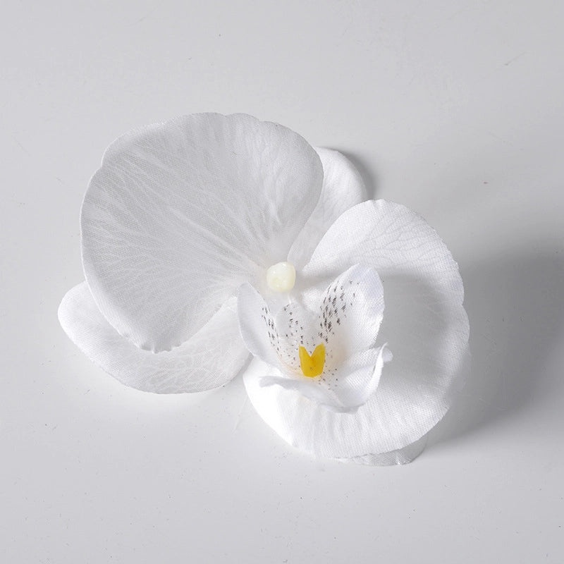 Artificial Phalaenopsis Flower Head Hairpin for DIY Wedding Decorations|Hair Accessories