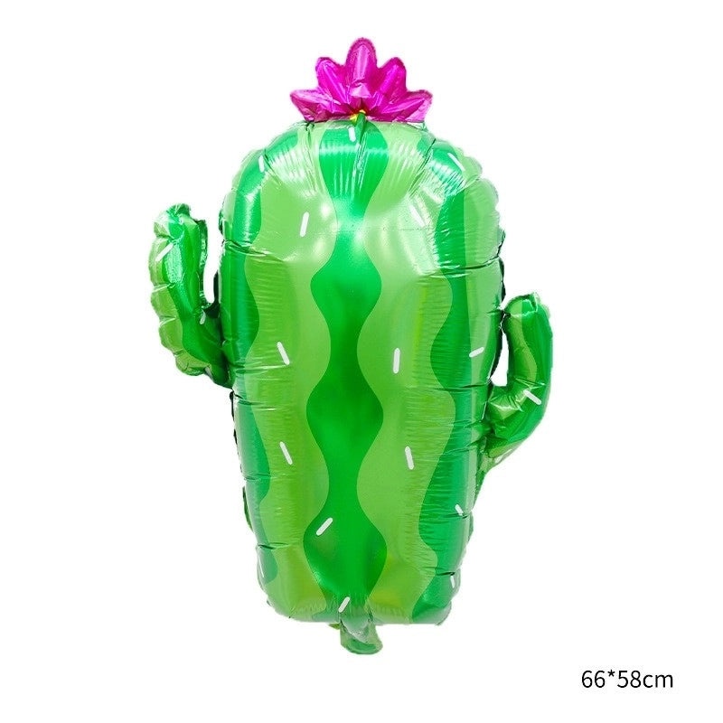 50 Pieces Tropical Flamingo Coconut Tree Aluminum Foil Balloons Set | Party Decorations Balloons