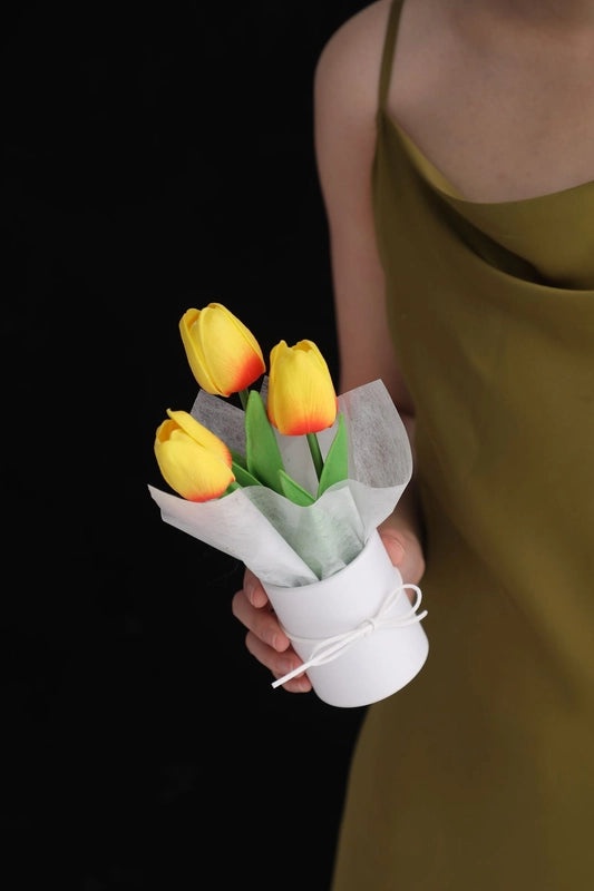 Elegant Mother’s Day Artificial PU Flower Bouquet for Women|Home Decor Artificial Flowers