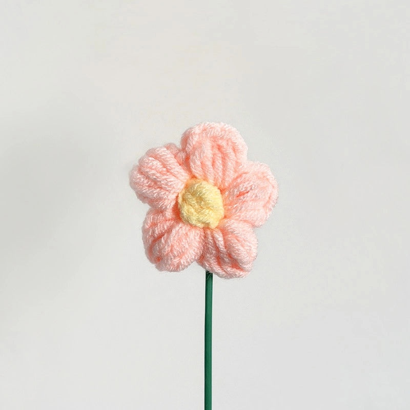 Charming Handmade Flower Yarn Artificial Blooms for Home Decor|Artificial Flowers