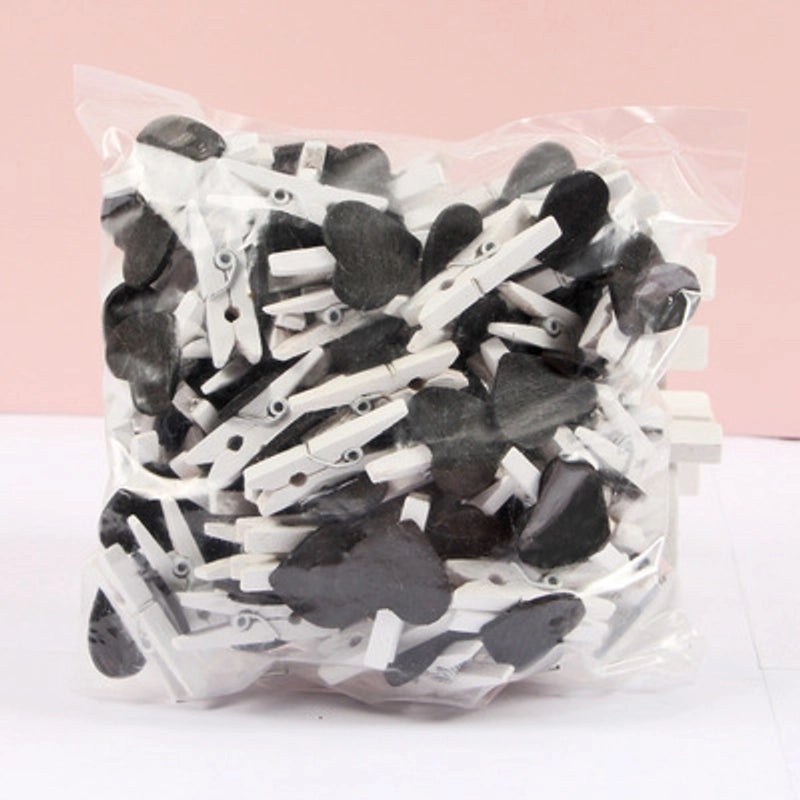 100 Pieces Wooden Love Charms for DIY Jewelry Making|Jewelry Making Supplies