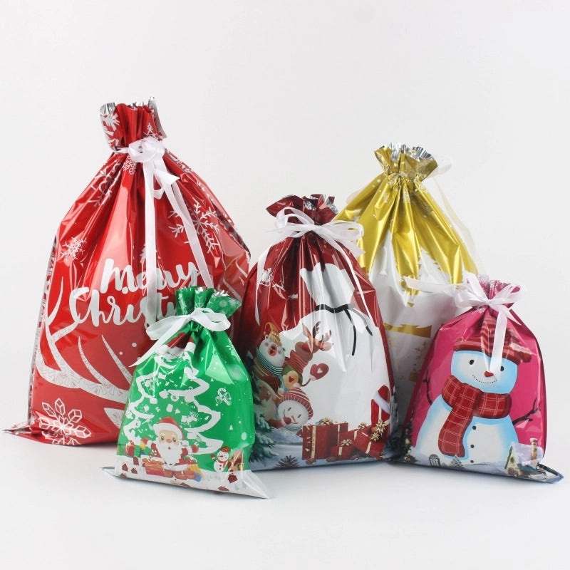 Cute Santa Claus Christmas Gift Bags for Family Party | Holiday Decorations