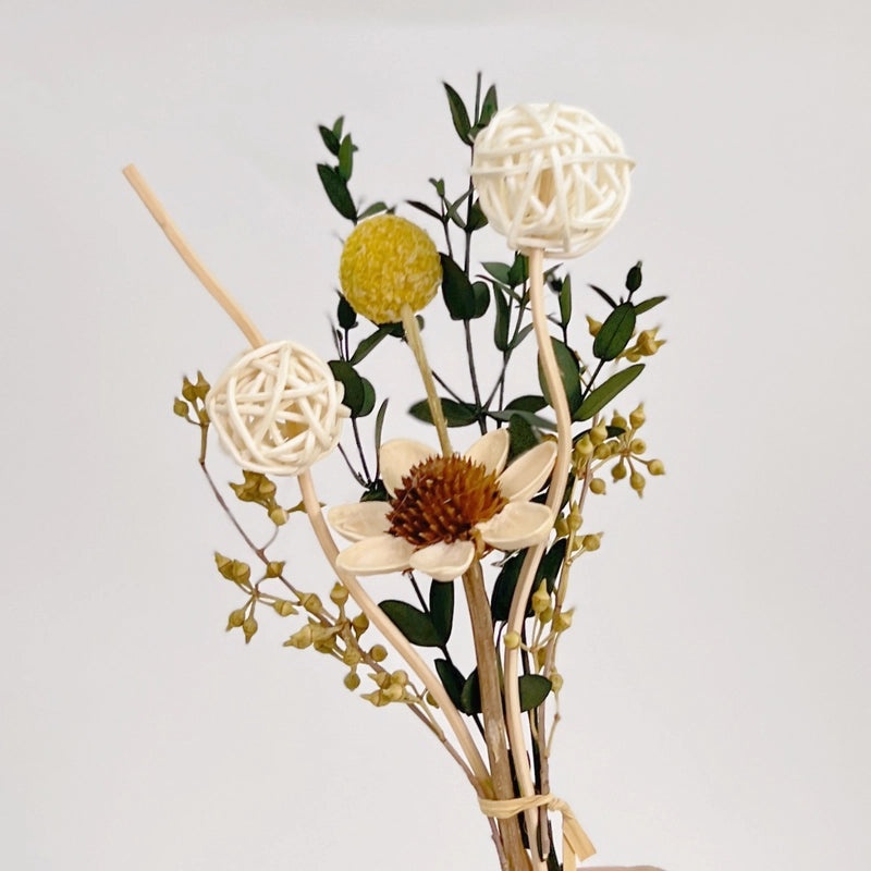 Elegant Romantic Dried Flower Arrangement Preserved Fresh Artificial Floral Decoration|Home Decor Artificial Flowers
