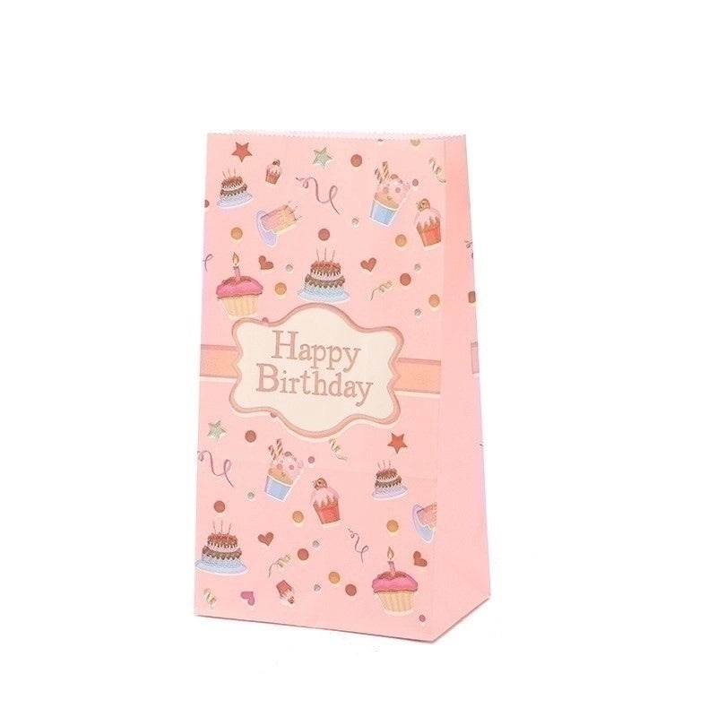 24 Pieces Birthday Party Gift Bags with Cute Letter Design|Party Supplies