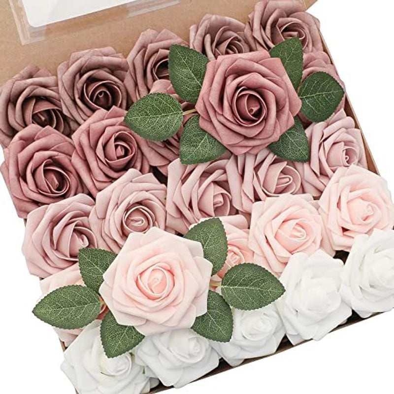 Chic Floral Plastic Artificial Flowers for Women|Home Decor & Artificial Flowers
