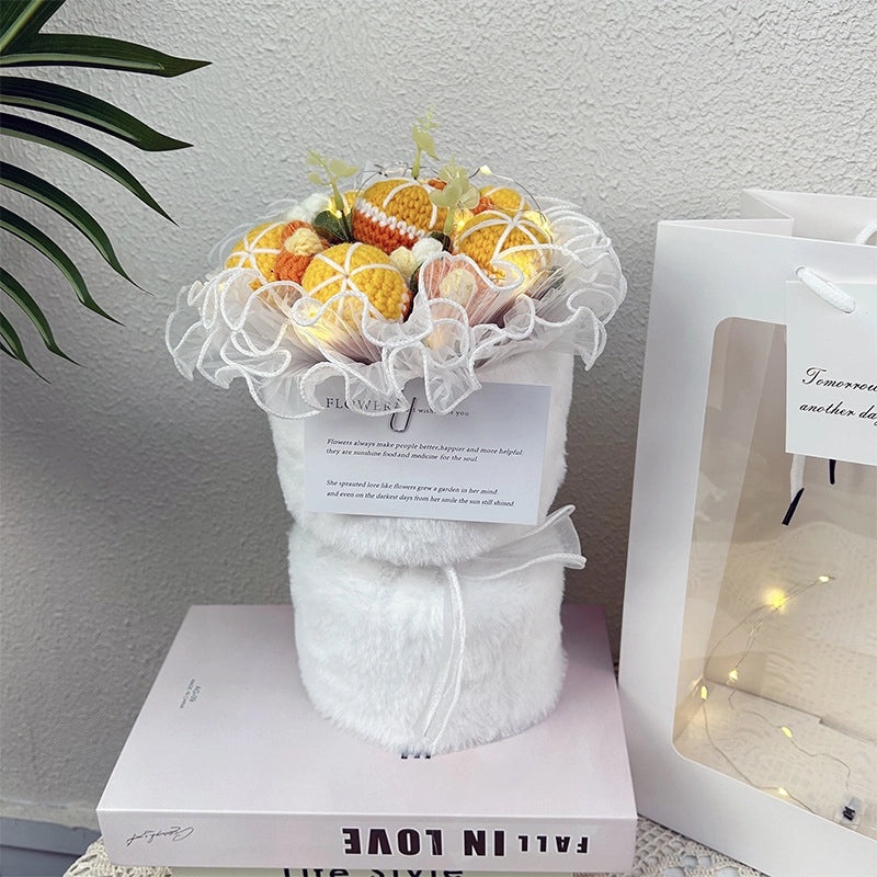 Simple Elegant Fabric Flower Bouquet|Home Decor Artificial Flowers