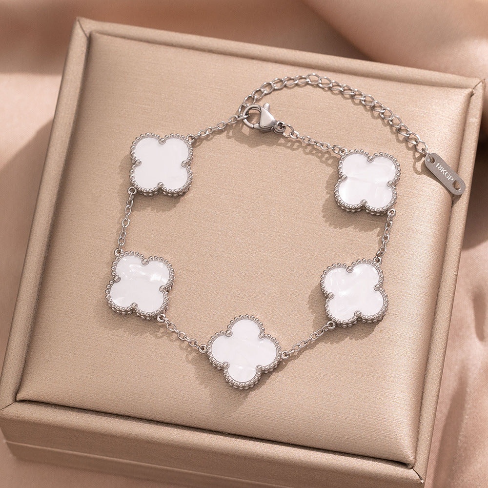 Women’s Casual Geometric Titanium Steel Electroplated Bracelet | Jewelry & Accessories