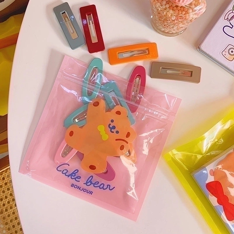 Adorable Bear Snack Pouch for Biscuits and Candy | Food Storage Bags