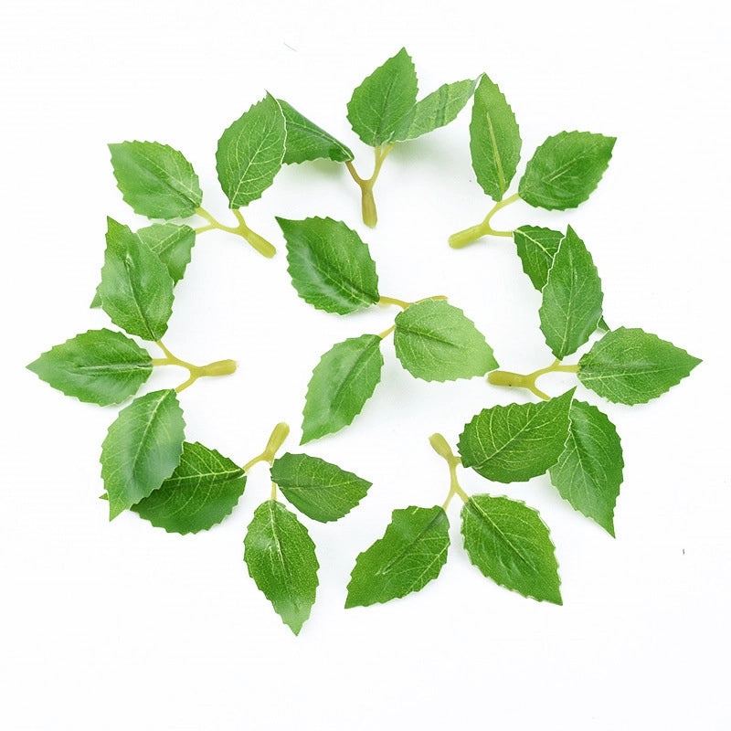 Pastoral Leaf Artificial Plants with PVC Imitation Flowers|Home Decor Artificial Plants