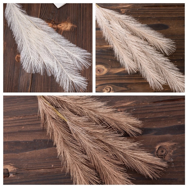 4-Prong Pan Pas Reed Grass Artificial Flowers for Wedding Home Decor MW85004|Home Decor Artificial Flowers