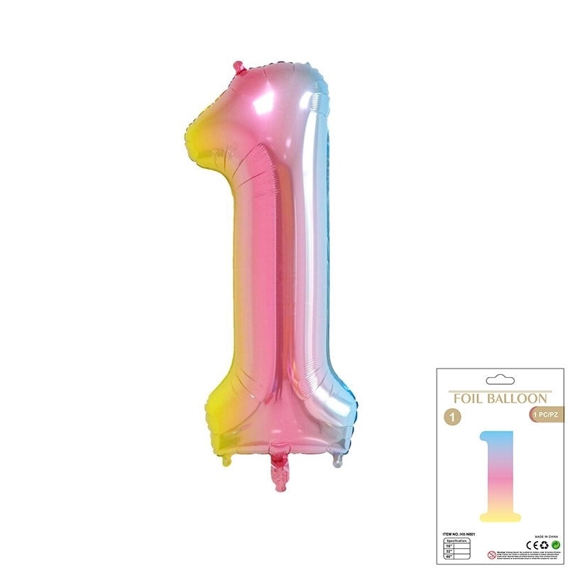 Personalized Birthday Number Balloons Aluminum Foil Party Decorations|Party Supplies Balloons