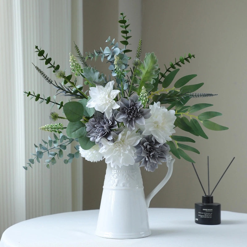 Romantic Elegant Minimalist Silk Flower Decoration|Home Decor Artificial Flowers