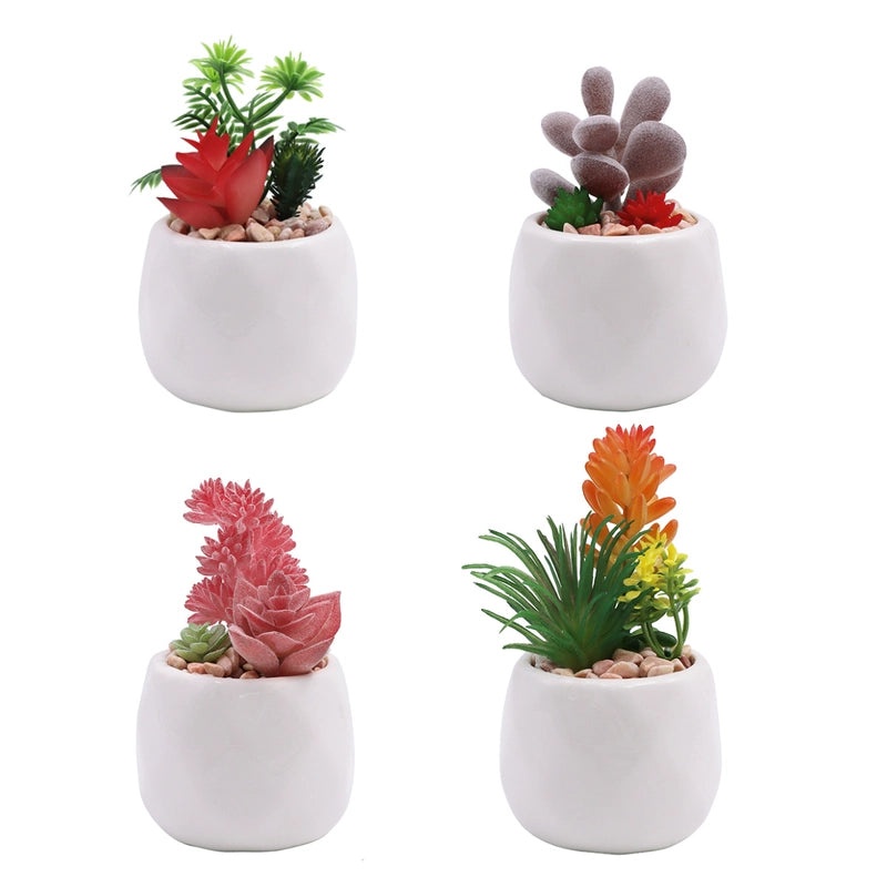 Minimalist Plastic Artificial Plant Flowers for Home Decor|Home & Garden Artificial Plants