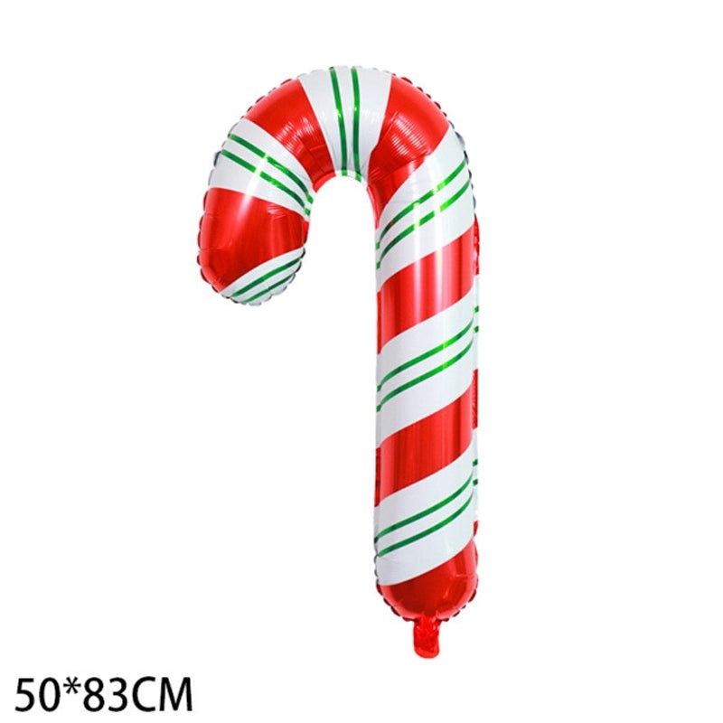 Christmas Party Balloons Set Snowman Santa Claus Gift Box Aluminum Foil Decorations|Holiday Party Supplies