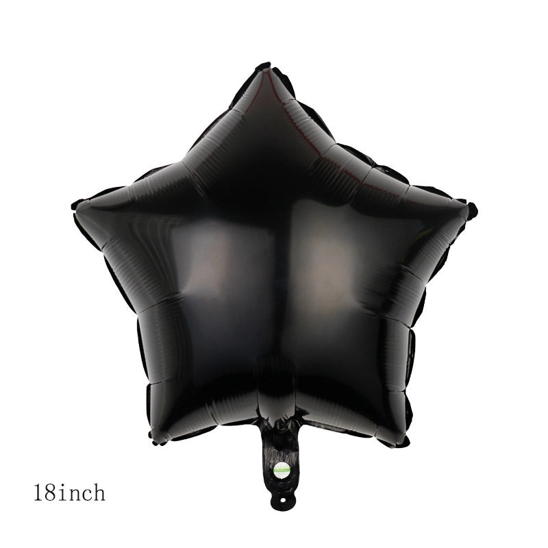 Birthday Star and Heart Shaped Aluminum Foil Balloons for Party Decorations|Party Supplies Balloons