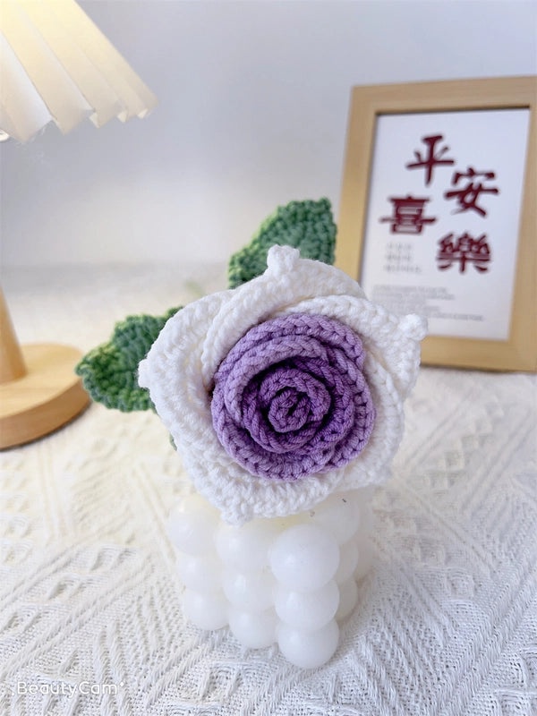 Elegant Lady Flower Yarn Artificial Blooms|Home Decor Artificial Flowers