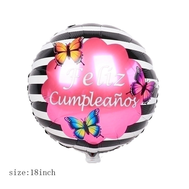 50 Pieces Birthday Party Balloons Aluminum Foil Letter Star Heart Shapes | Party Supplies Balloons|生日派对气球