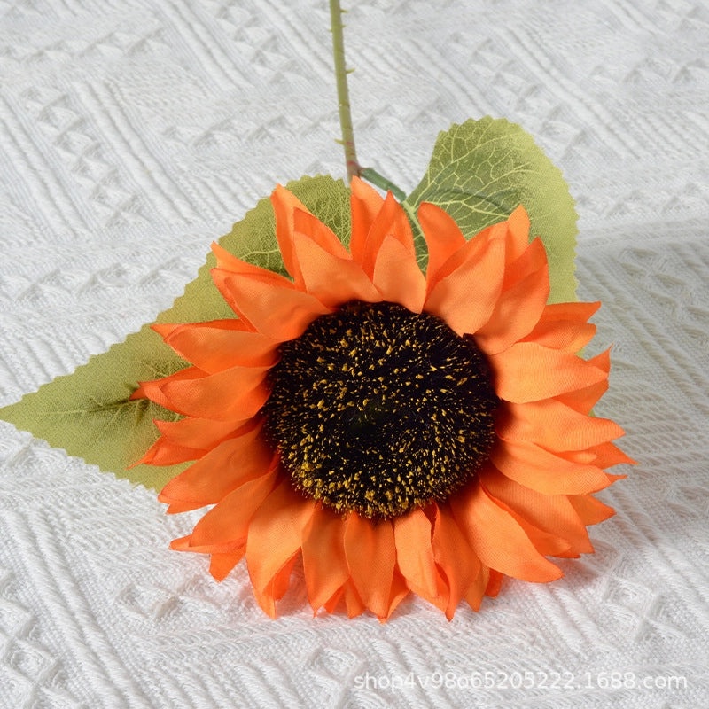 Retro Pastoral Sunflower Silk Flower Bouquet|Home Decor Artificial Flowers
