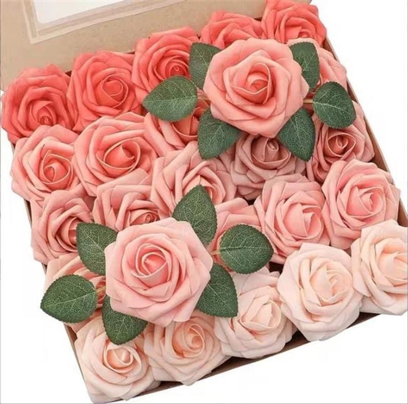 Chic Floral Plastic Artificial Flowers for Women|Home Decor & Artificial Flowers