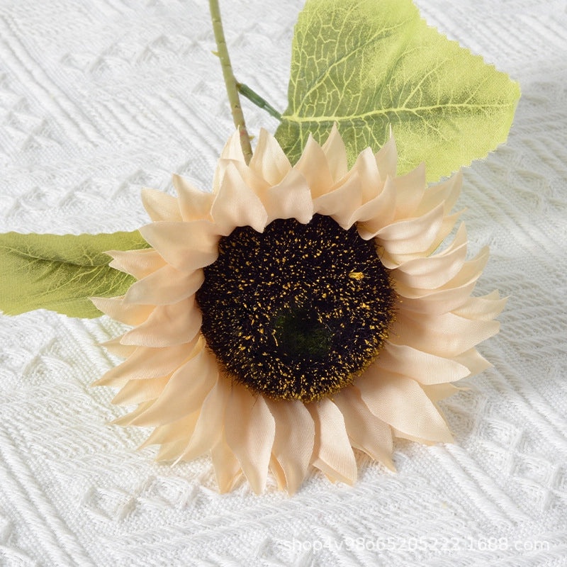 Retro Pastoral Sunflower Silk Flower Bouquet|Home Decor Artificial Flowers