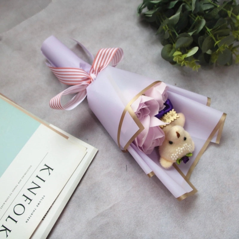 Minimalist Classic Flower Soap Artificial Flowers for Home Decor|Home & Garden > Home Decor > Artificial Flowers