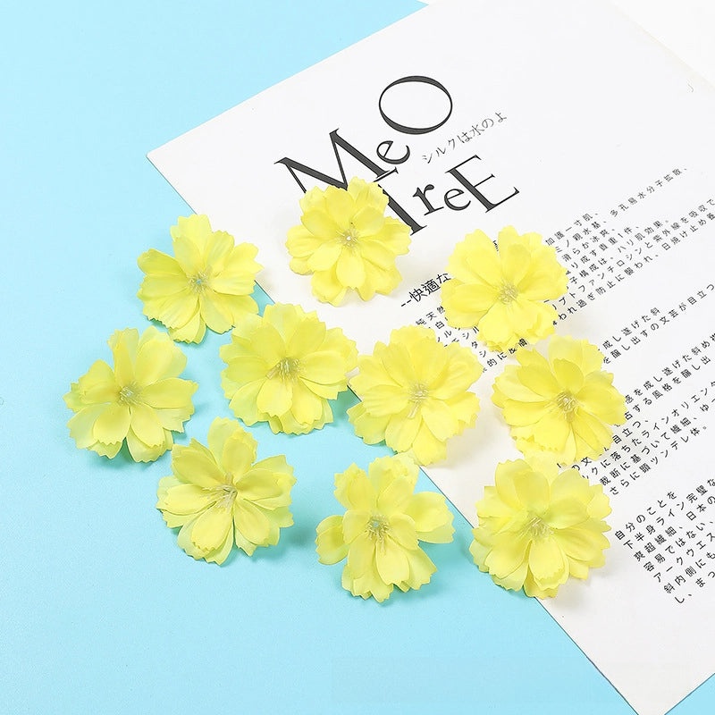 Artificial Plum Blossom Hairpin DIY Handmade Hanfu Headdress Fake Flower Hydrangea Set | Hanfu Accessories