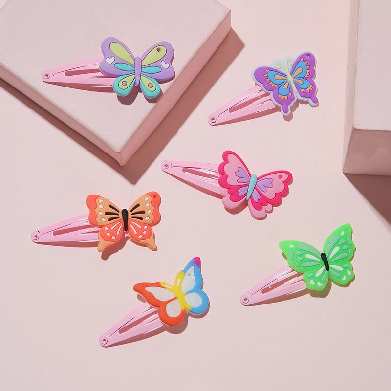 Cartoon Butterfly PVC Kids Party Gift Jewelry Set 1 Piece|Children's Accessories
