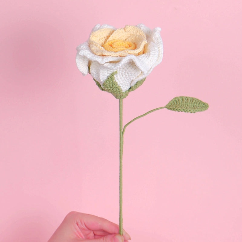 Elegant Preserved Fresh Flower Yarn for Ladies' Party Street Style|Women's Accessories