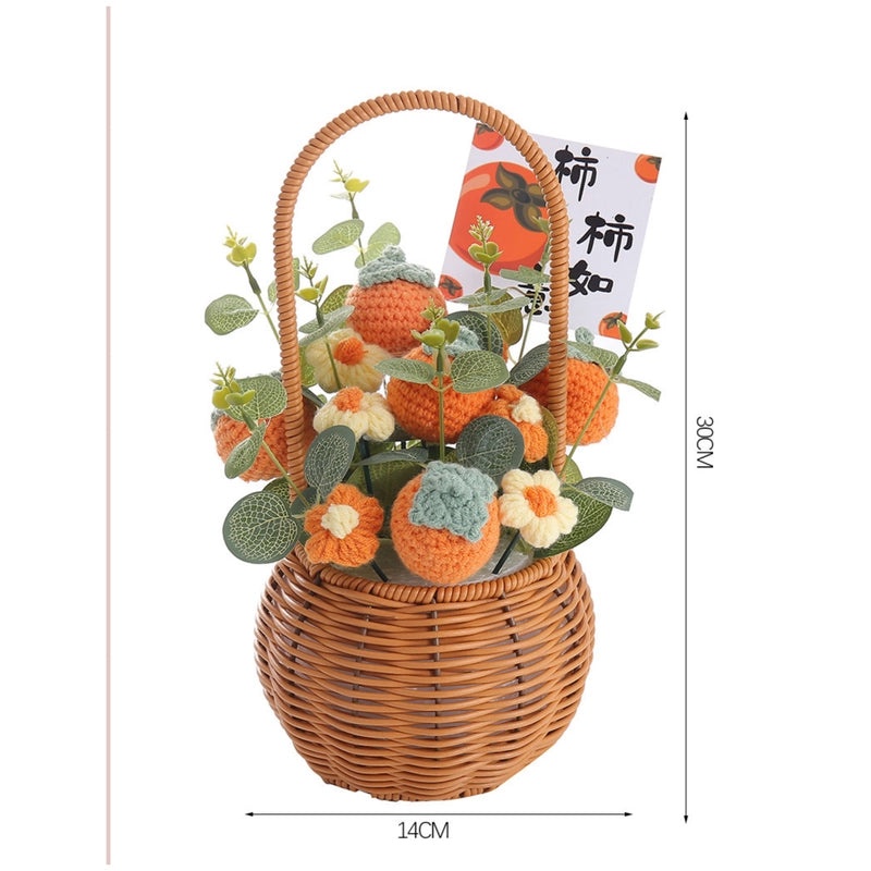 Valentine's Day Pastoral Fruit Yarn Artificial Flowers Decorative Imitation Plants|Home Decor Artificial Flowers