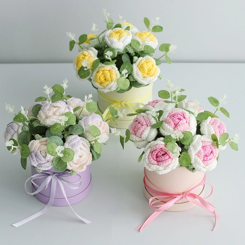 Elegant Valentine's Day Floral Yarn Accessories for Women|Fashion Jewelry