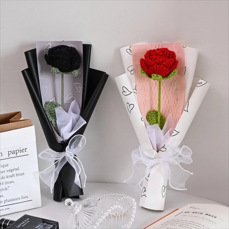 Elegant Minimalist Flower Yarn Artificial Flowers for Teachers' Day | Jewelry & Accessories
