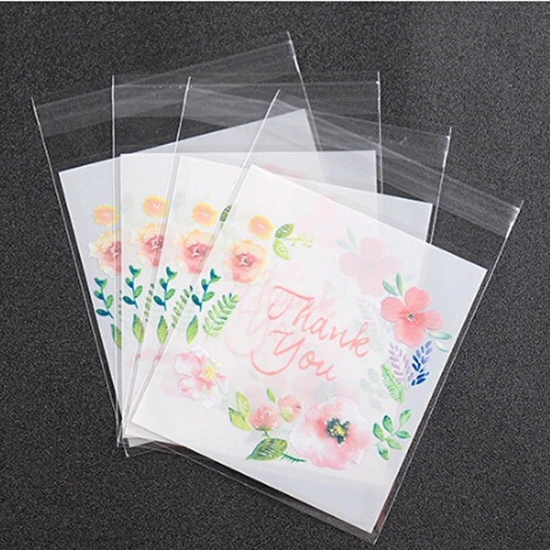 Adorable Plant-Themed Plastic Gift Bags|Gift Bags & Wrapping Supplies