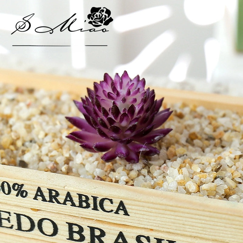 Jigwa Lotus Artificial Succulent Plant Wall Decor DIY Creative Supplies Factory Direct|Home & Garden Decorations