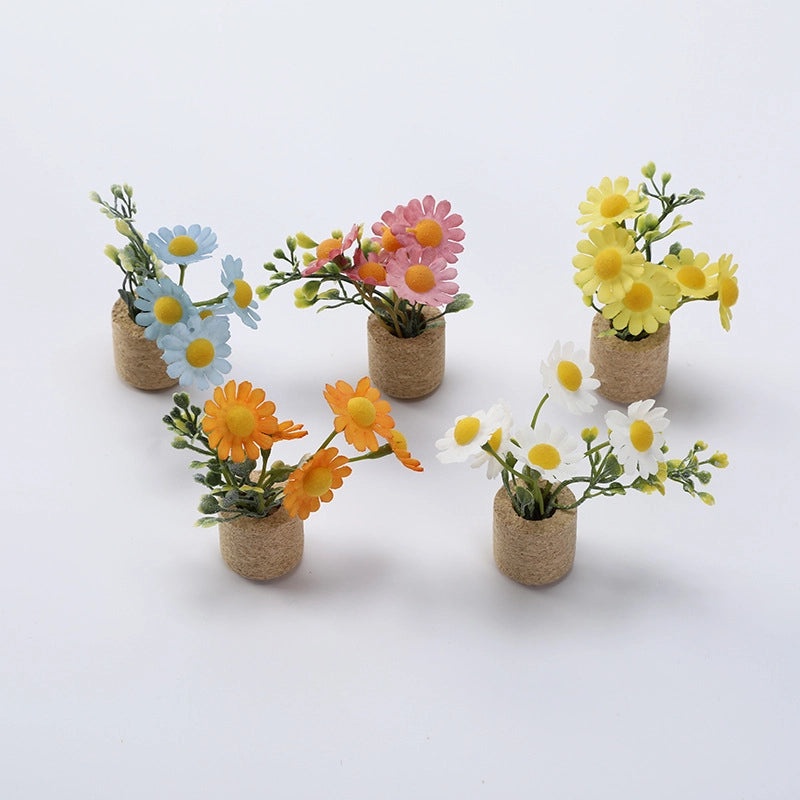 Sweet Artificial Flower Fridge Magnet Decorative Ornaments Handmade PVC Sawdust Craft | Home Decor & Magnets