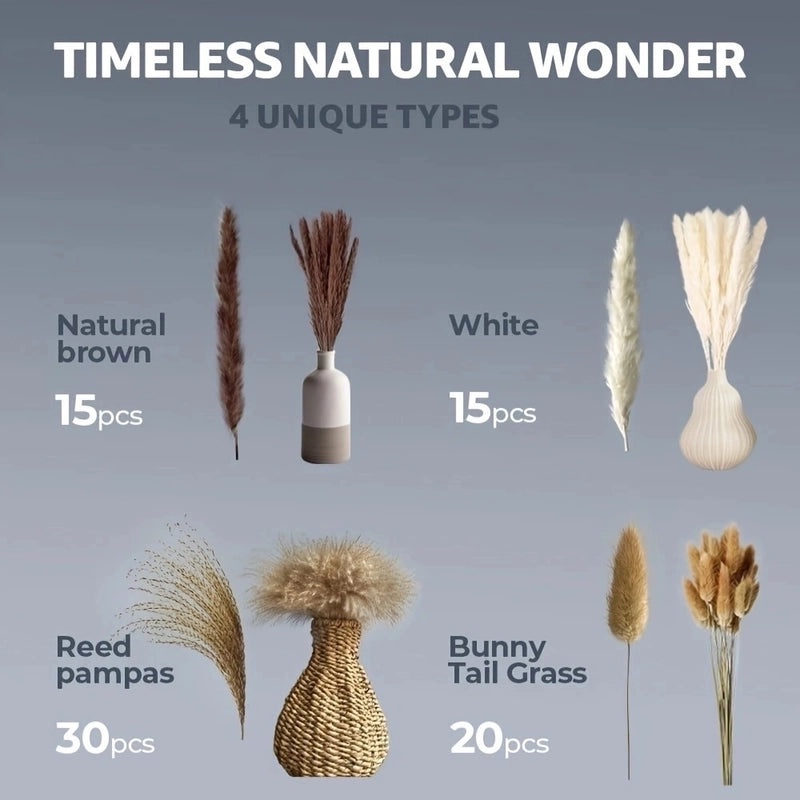 Pastoral Minimalist Solid Color Dried Flower Artificial Bouquet|Home Decor Artificial Flowers