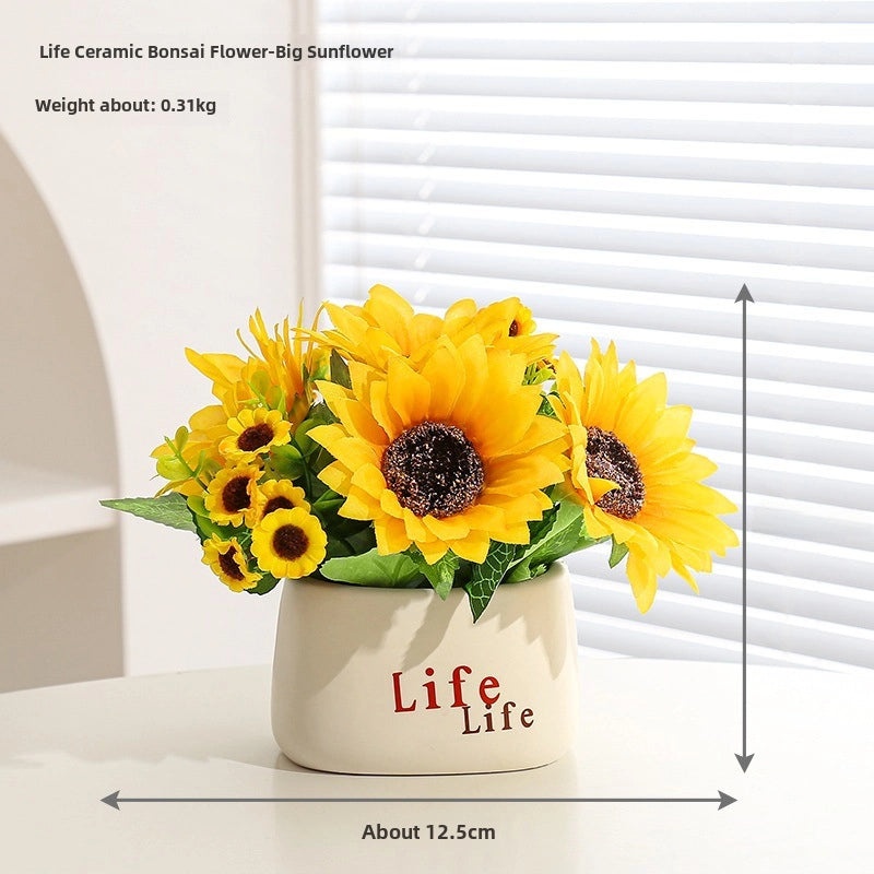 Artificial Hydrangea Bouquet Green Floral Arrangement for Living Room Desktop Decoration|Home Decor Artificial Flowers