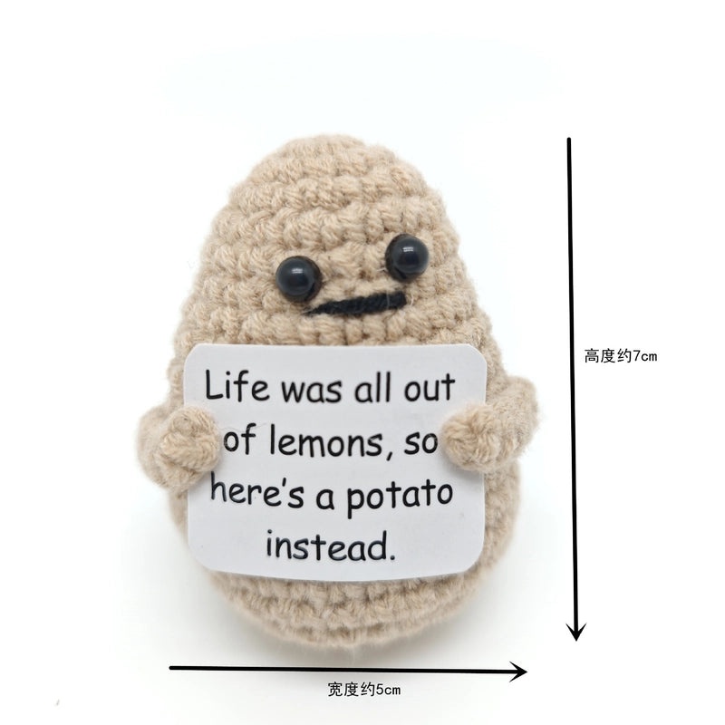 Adorable Animal and Fruit Vegetable Yarn Ornaments for Home Decor | Home Decor & Accessories