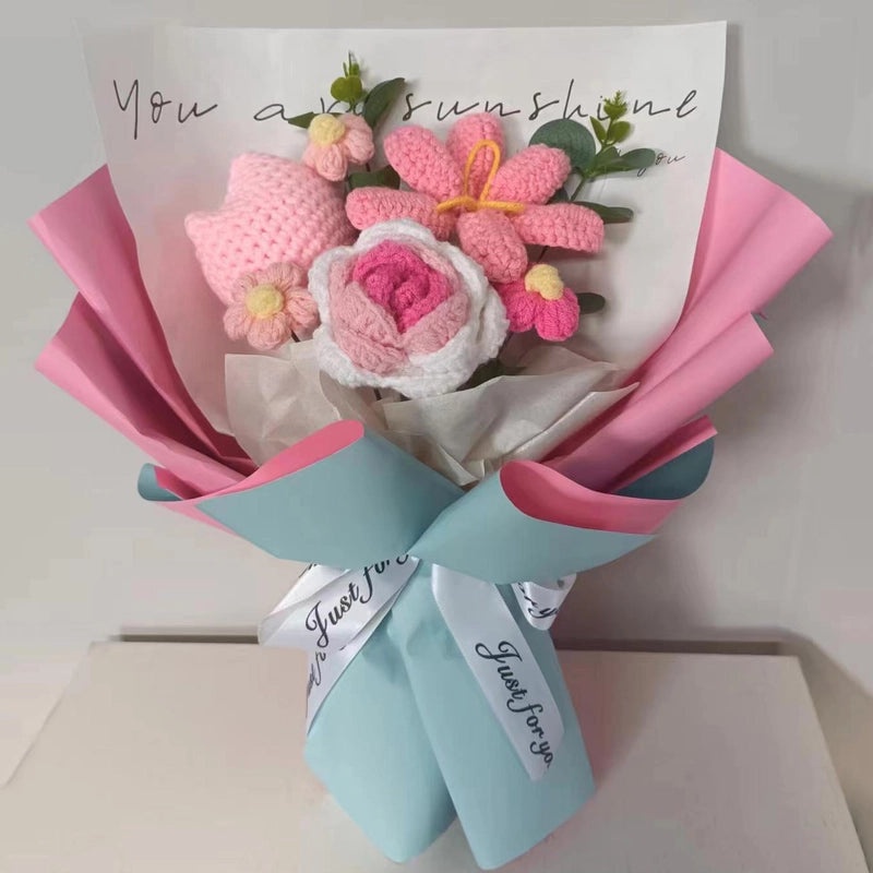 Simple Elegant Fabric Flower Bouquet|Home Decor Artificial Flowers